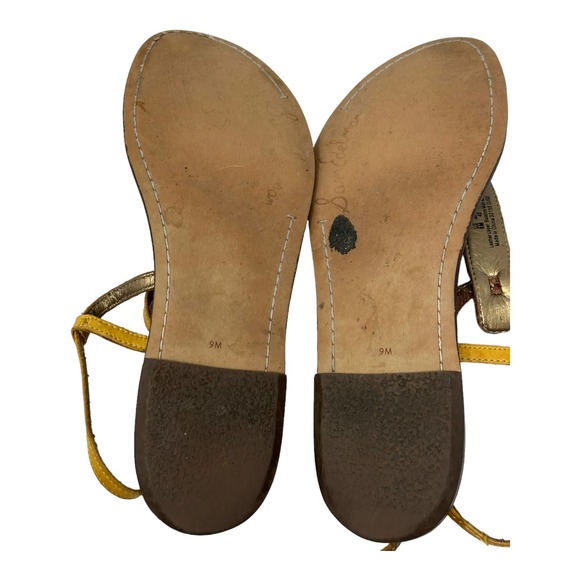 Sam Edelman yellow flat sandals size 9M - Picture 5 of 10